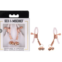Sex & Mischief Peaches n CreaMe Bell Nipple Clamps